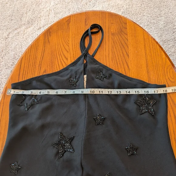 Chaser Black Beaded Halter, Size S - NEW - Picture 3 of 7